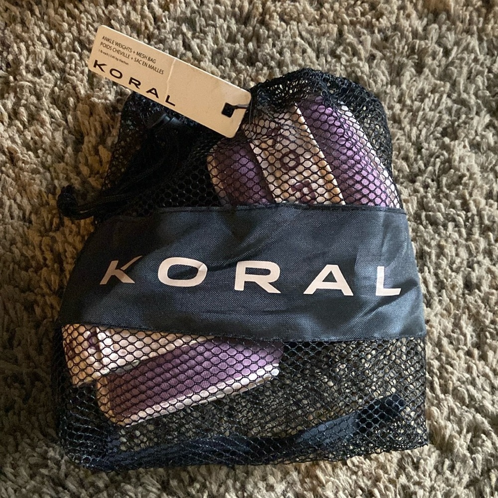 Koral Ankle weights with carring bag